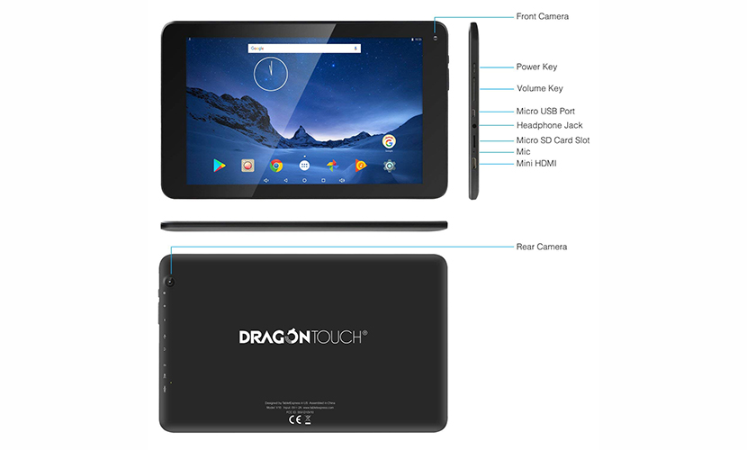 Design Dragon Touch V10 10.1 inch Tablet