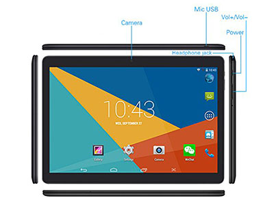 Connectivity Wecool 10-inch 3G Unlocked Tablet