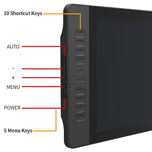 Customizable Keys - GAOMON PD1560