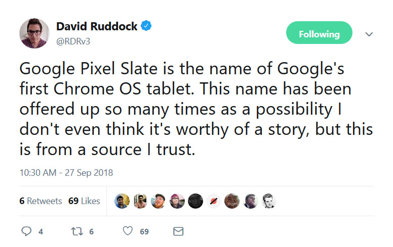 David Ruddock's Tweet