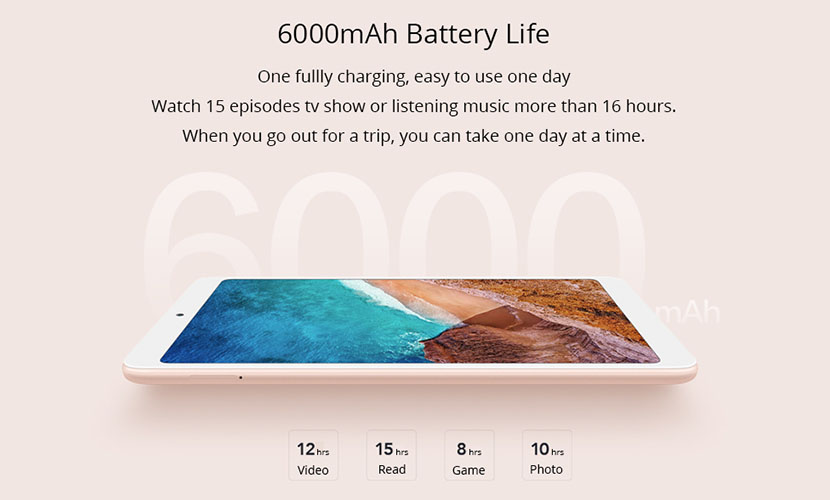 6000mAh Battery Xiaomi Mi Pad 4