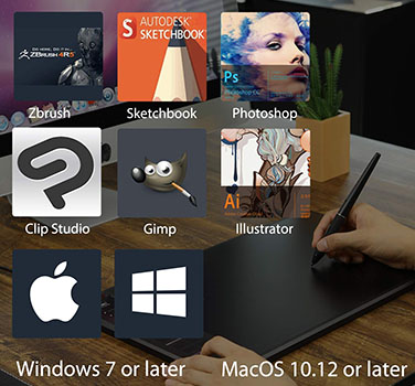 Software and OS Compatibility of HUION WH1409 V2