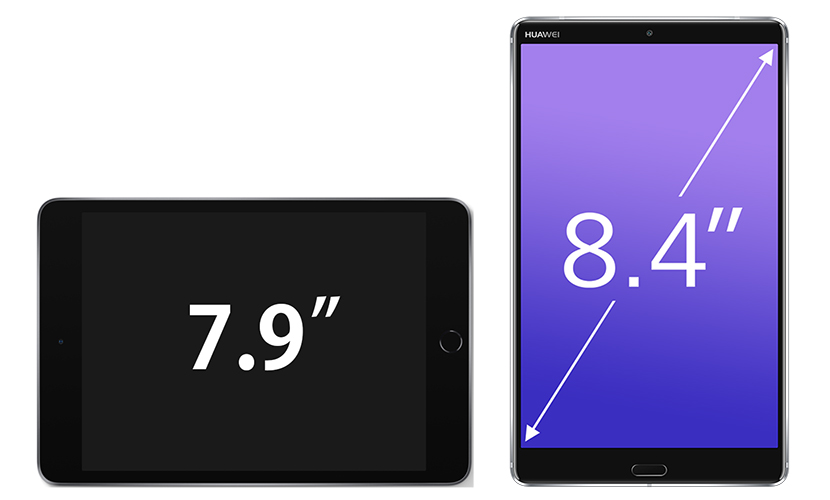 iPad mini 7.9-inch vs MediaPad M5 8.4-inch