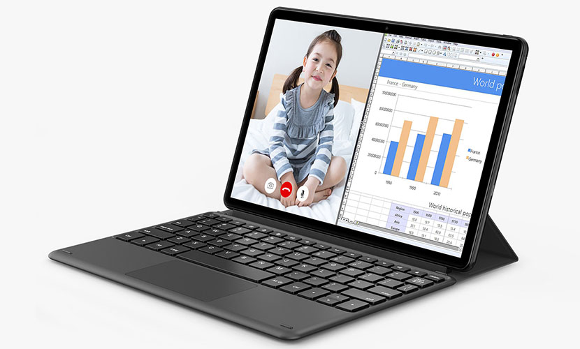 Teclast T30 with keyboard