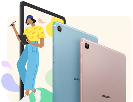 Design of Samsung Galaxy Tab S6 Lite