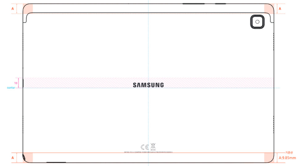 Samsung Galaxy Tab A7 SM-T505 Diagram