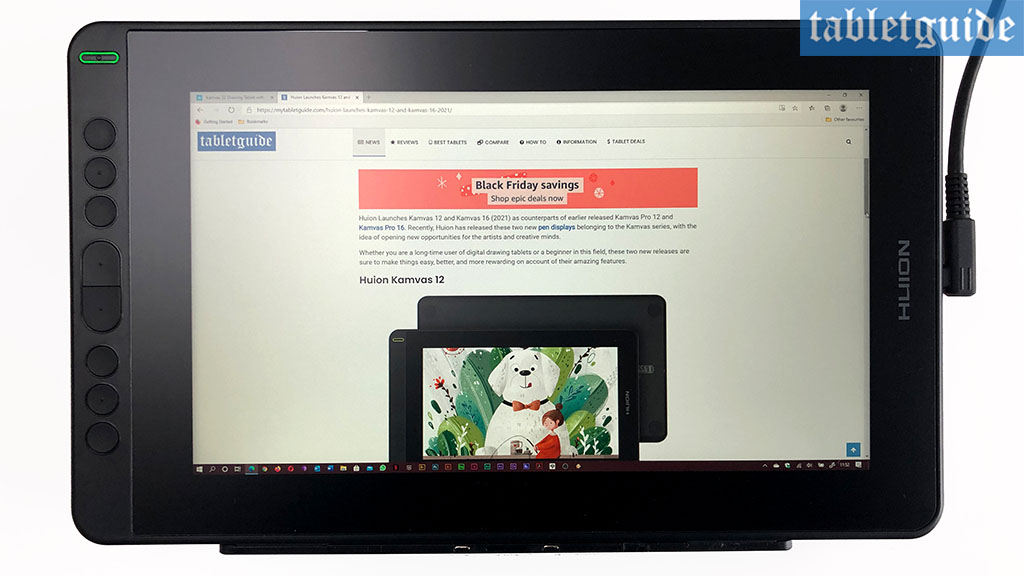 Huion Kamvas 12 Pen Display Review - My Tablet Guide