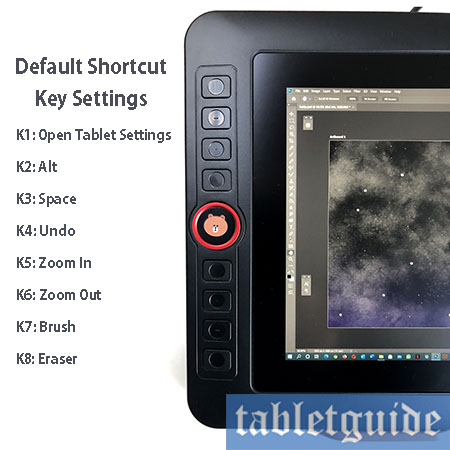 xp-pen artist 12 pro shortcut keys
