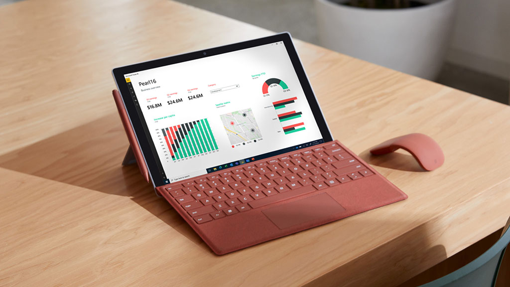 microsoft surface pro 7 plus with keyboard