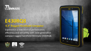 winmate launches e430rq8 rugged tablet