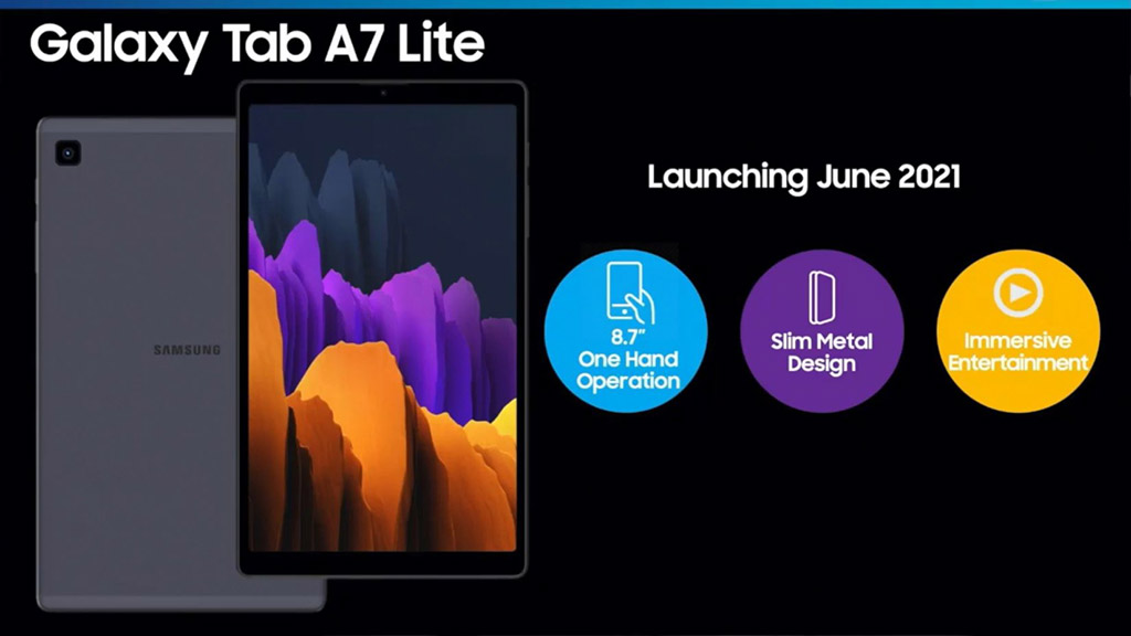 samsung to launch galaxy tab a7 lite in june 2021