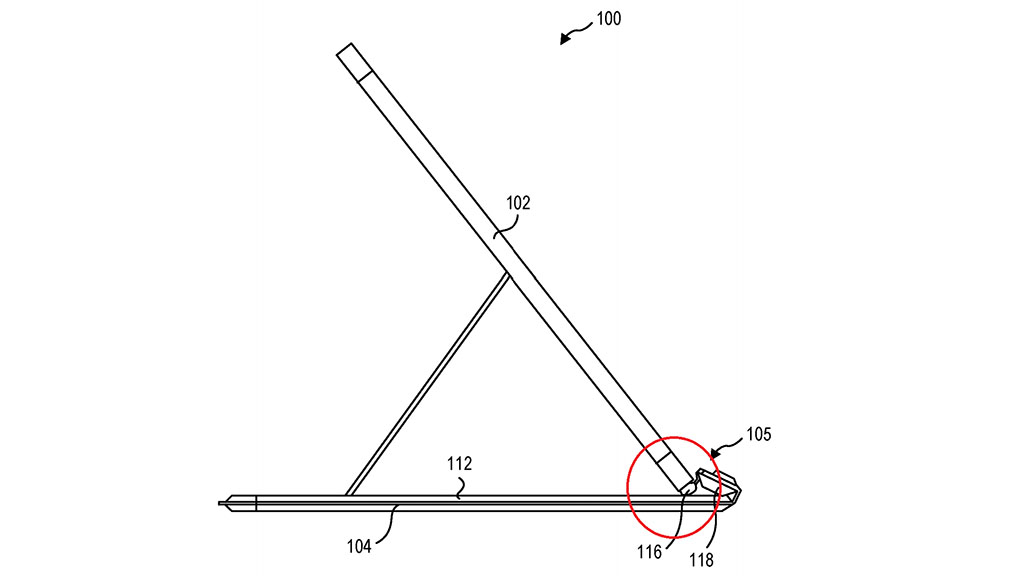 new surface pro hinge patent