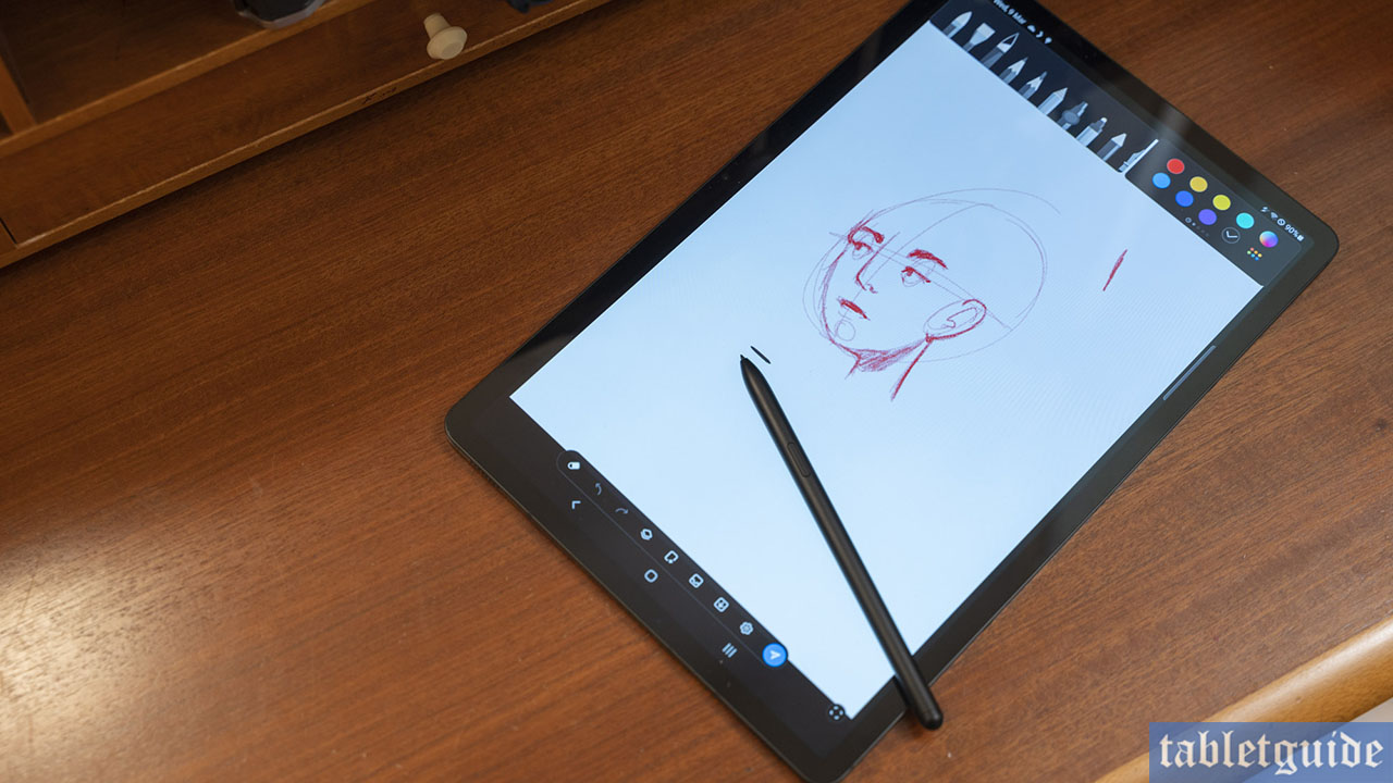 drawing on galaxy tab s8 plus