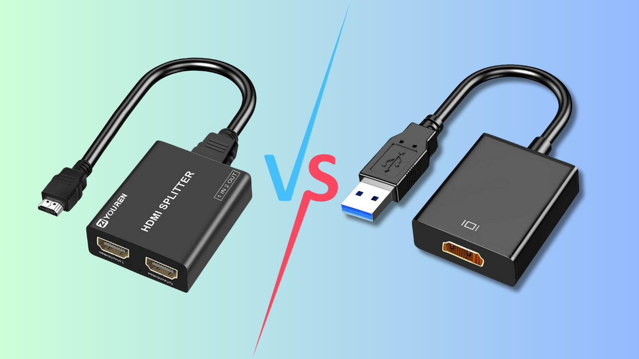 HDMI Splitter vs HDMI Adapter