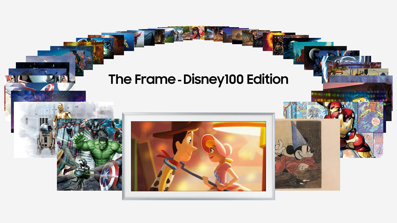 Samsung Launches The Frame-Disney100 Edition