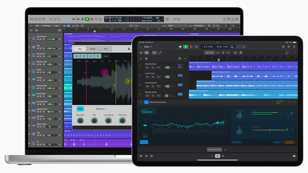 Apple Logic Pro for Mac and iPad