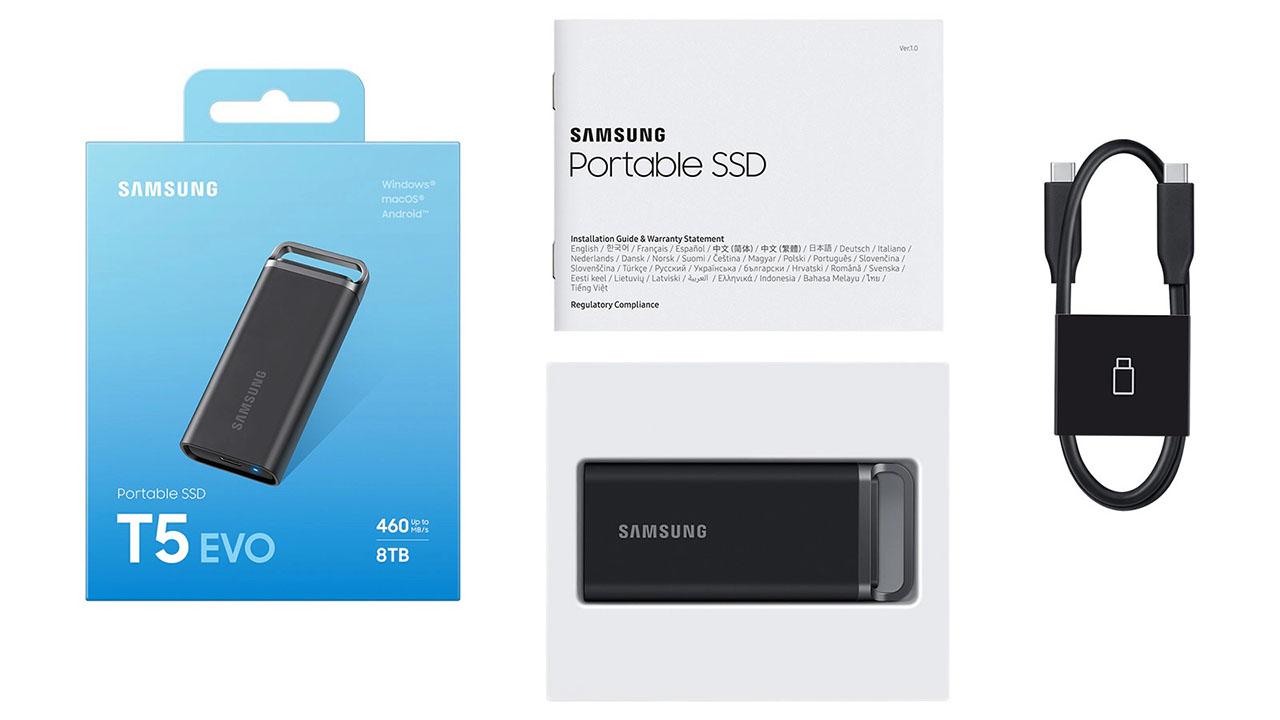 Samsung Unveils T5 Evo Portable SSD With Up To 8TB Capacity - My Tablet ...