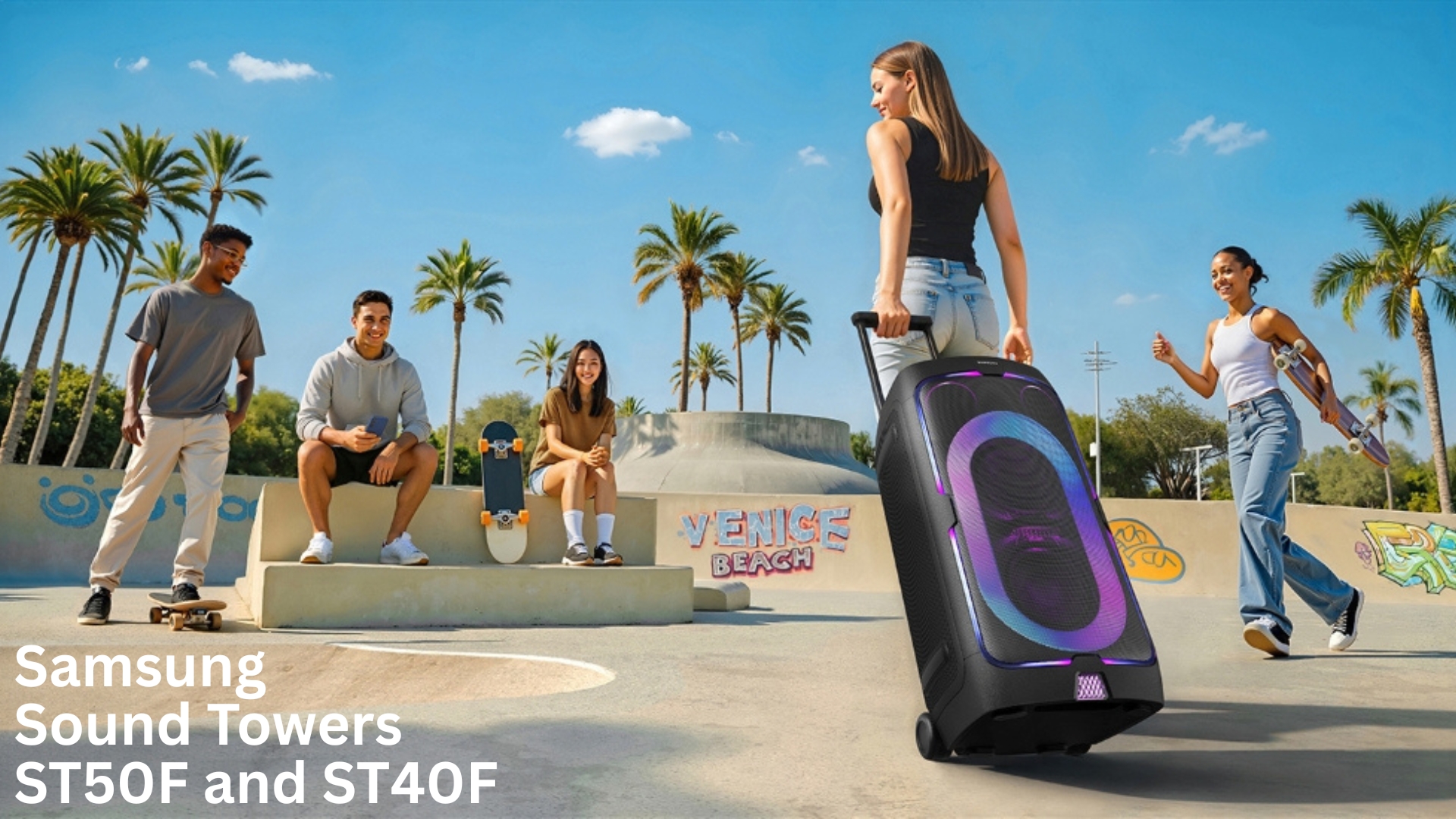 Samsung Unveils New Sound Towers ST50F and ST40F