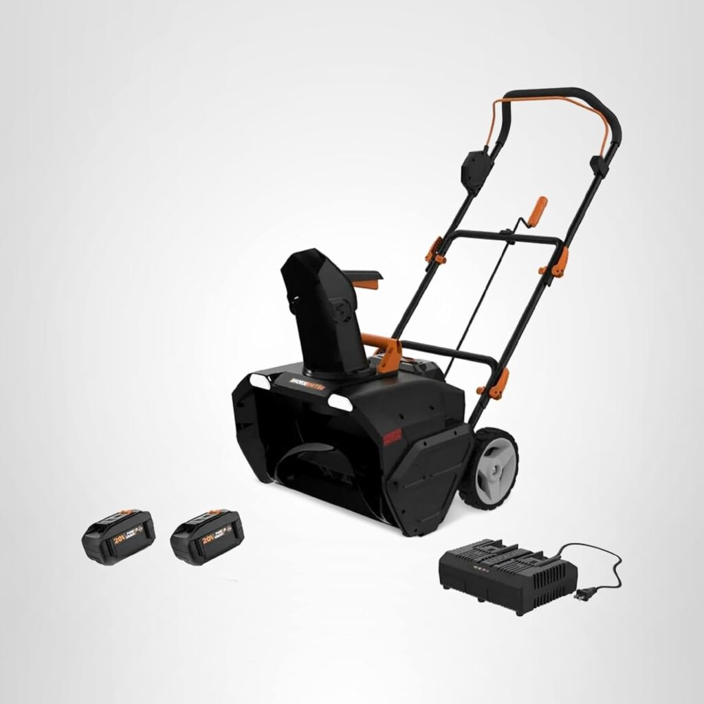 Worx 40V 20-inch Cordless Snow Blower Power Share with Brushless Motor